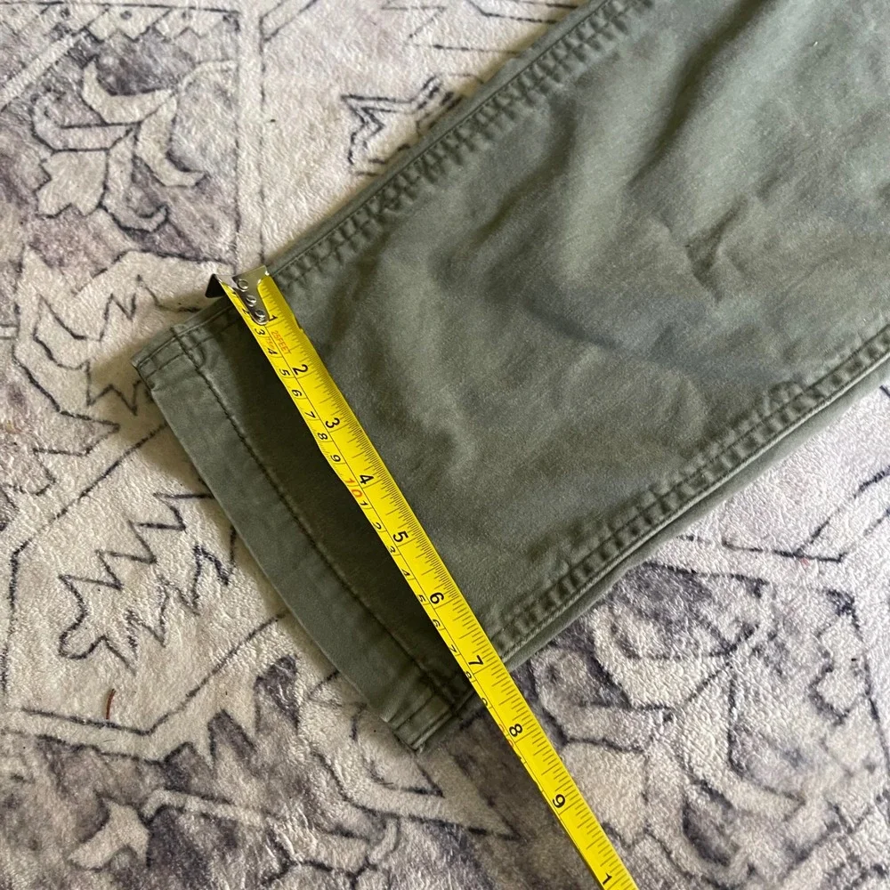 Gramicci G-Pants Mens Large Olive Green Cotton Twill Climbing Hiking Pants L